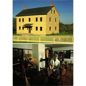 Shaker Trustees Office Building Postcard Genesee Country Museum New York
